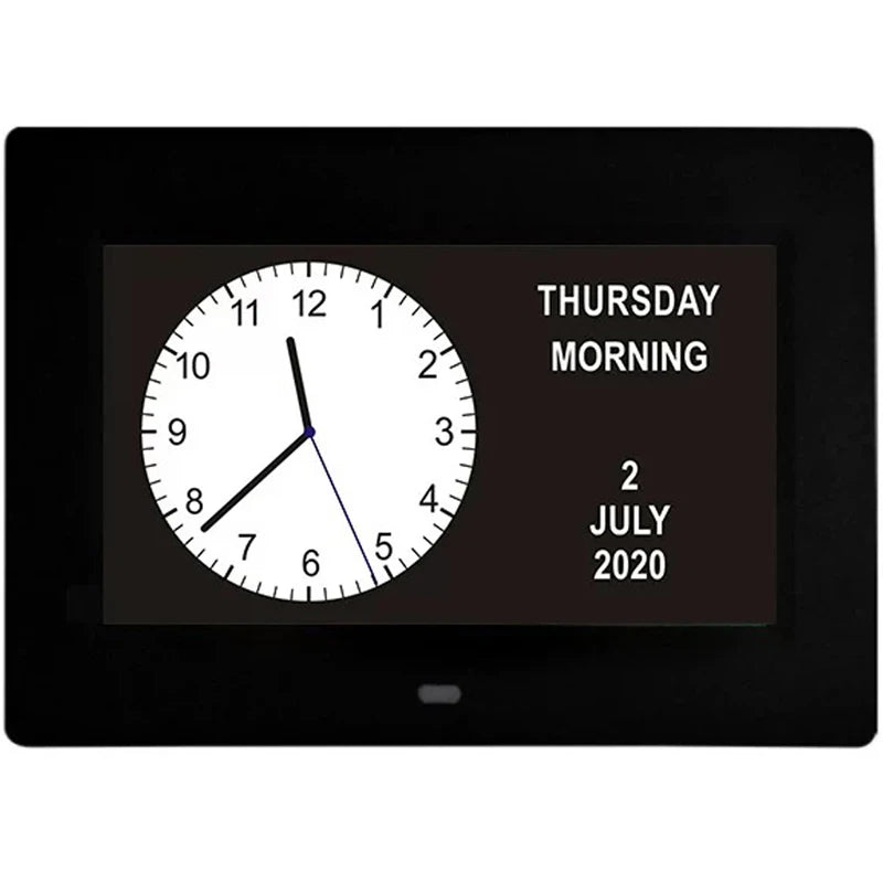 12 Alarms Digital LED Calendar Clock with Multi-Languages to Display. Medicine Time Reminder for Elder.Home Desk Wall Decoration