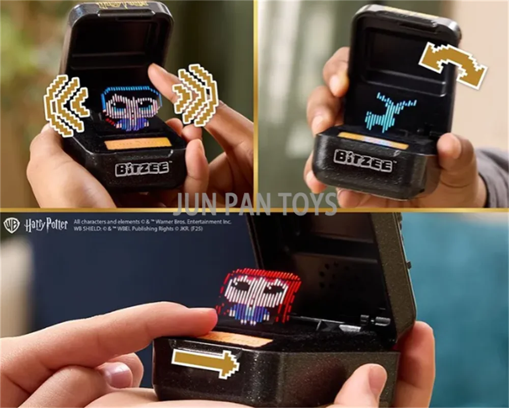 Bitzee Magic Academy and Jurassic World 3D Digital Character Interactive Capsule Game T-rex Model Children Boxed Gift Fun Toy