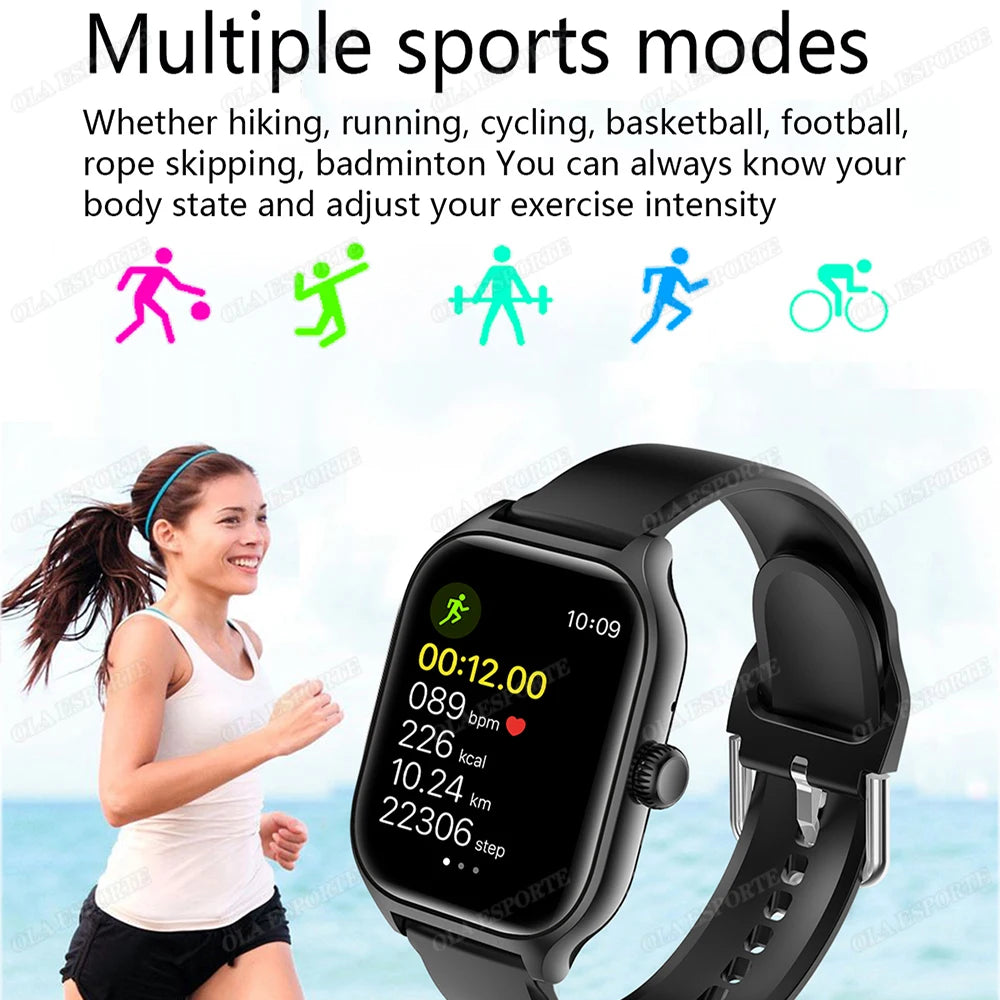 New Smartwatch Global Version GPS Tracker Bluetooth Call Heart Rate Monitor IP68 Waterproof Sports Fitness Smart Watch Men Women