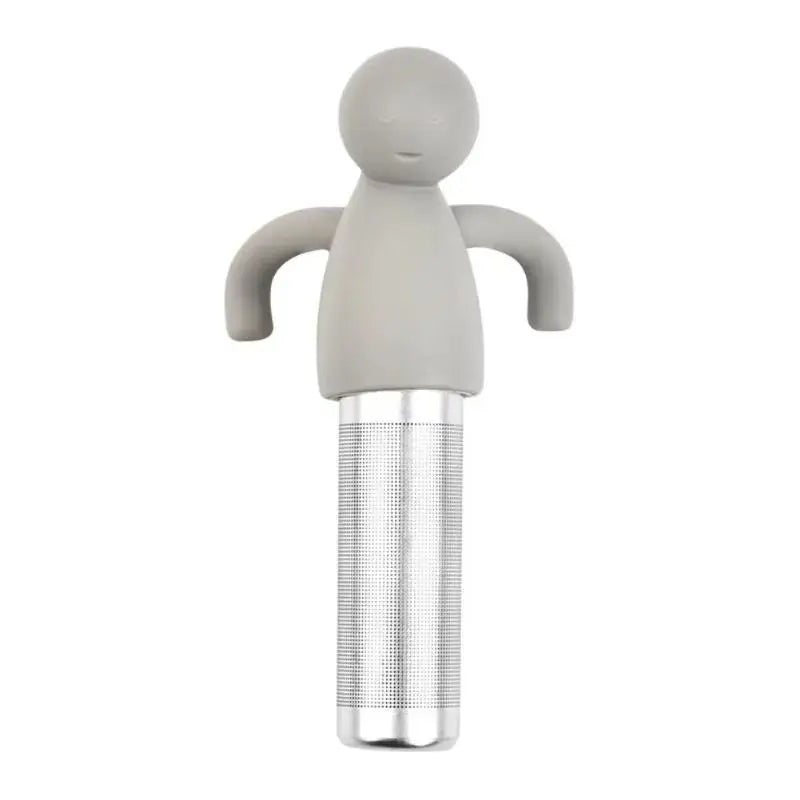 Tea Infuser Kitchen Home Use Reusable Tea Set Accessories Stainless Steel Creative Human-shaped
