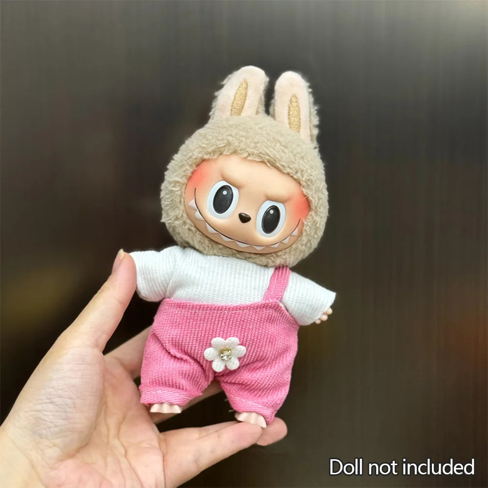 1PC Adorable Labubu Change overalls - Stylish & Comfortable Labubu-Themed Outfit Labubu Ropa Doll Accessories