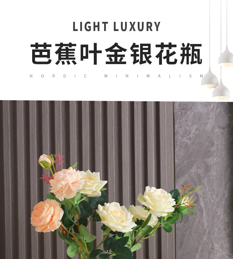 ceramic high-end vase Pottery Vase personalized living room foyer decoration creative home decoration Crafts ornament sculpture
