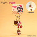 Cartoon Monchhichi Monkey Modeling Mini Cute Doll Backpack Mobile Phone In-Vehicle Pendant Decoration Toys Periphery Fun Gifts