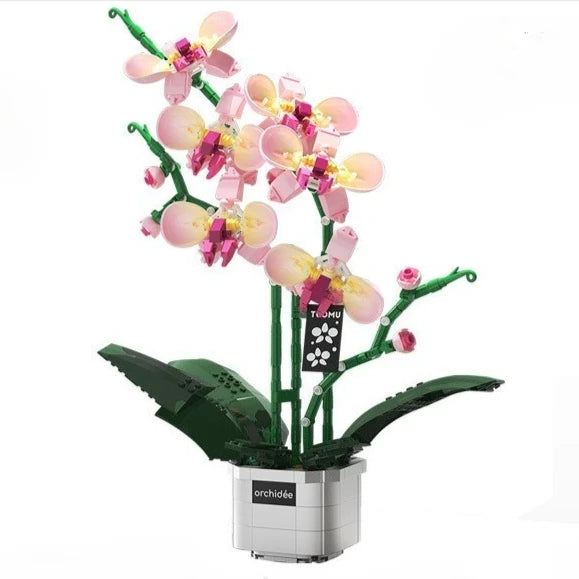 Big Flowers Bouquet Building Blocks Set Flowers Models Home Decor Botanical Collection Bricks Toys for Adults Mother's Day
