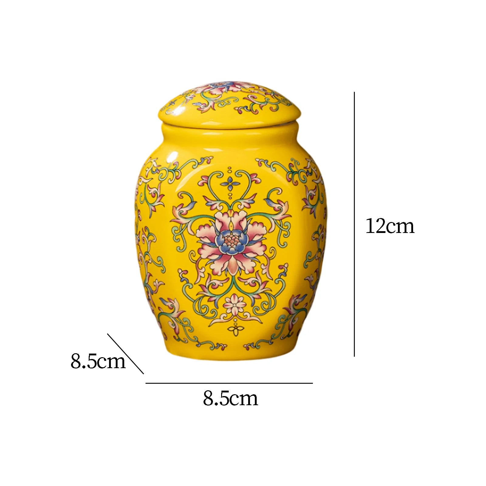 Vintage Bottle Vase Ceramic Ginger Jar with Lid Chinese Classical Decorative Jar Celadon Vase Storage Jars Candy Pots Home Decor