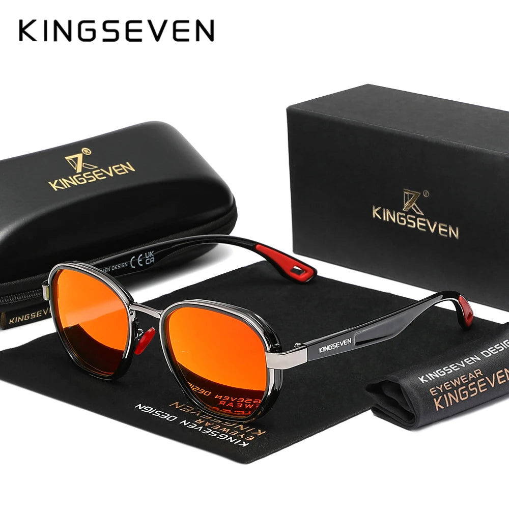 KINGSEVEN Men Polarized Sunglasses UV400 Outdoor Protective Glasses Bike Cycling Anti-Glare Eyewear Sports Bicycle Driving