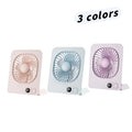 Portable Mini Desk Fan Table Power Display Ultra Quiet Hang Fan For Office Home USB Rechargeable Foldable Table Fan With 5 Gear