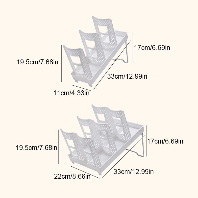 Disposable Cup Holder Coffee Paper Cup Dispenser Storage Rack Tea Shop Organizers Luxury Disposable Cup Storage Holder