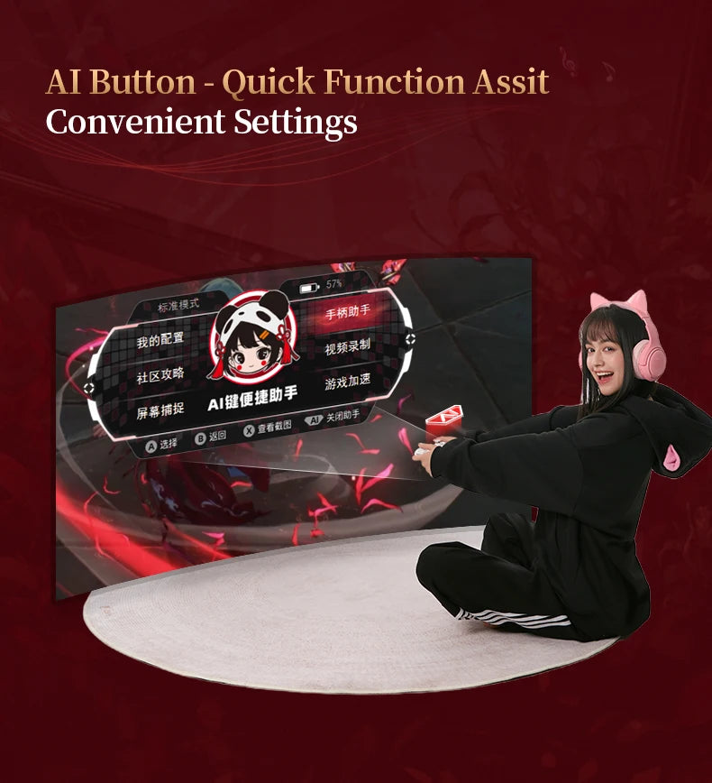 BEITONG Wuthering Waves Gamepads Phrolova/Cartethyia Ver KP40D Elite Controller Hall/Micro Vibration Trigger Force TMR Joystick