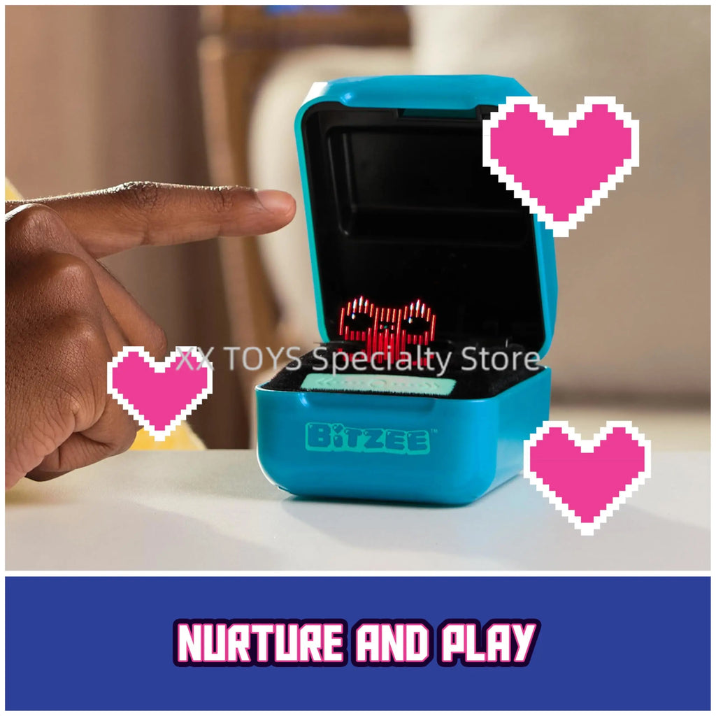 Original Bitzee Magicals Interactive Digital Elf Electronic Pet Game Machine Toys Peripheral Pet Feeding Kids Touch Smart Gifts
