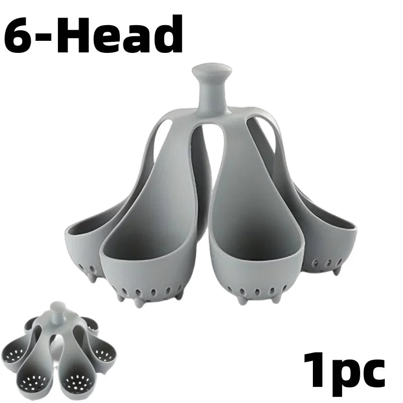 1/2pcs Silicone Egg Cooker High-Temperature Resistant Silicone Steaming Eggs Boiler for Home Quick Breakfast Prep Kitchen Tools