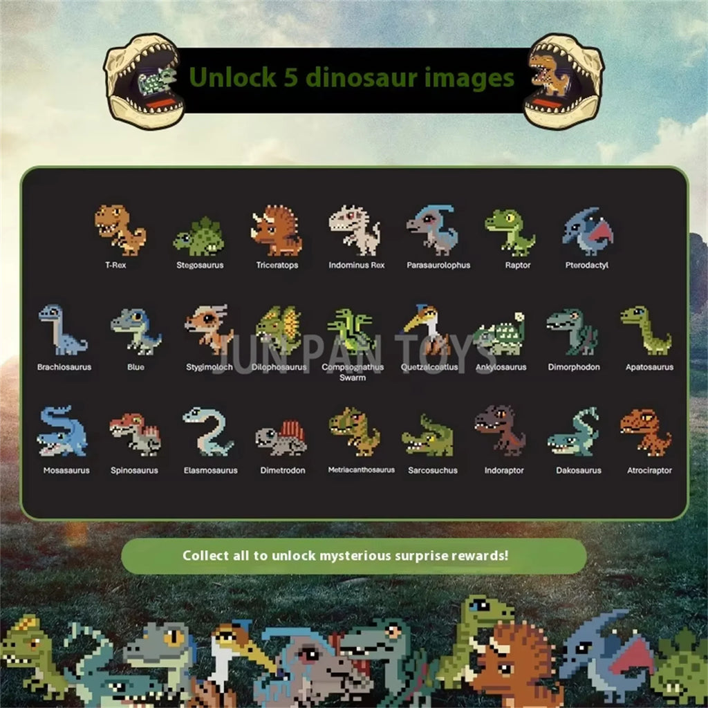 Bitzee Magic Academy and Jurassic World 3D Digital Character Interactive Capsule Game T-rex Model Children Boxed Gift Fun Toy