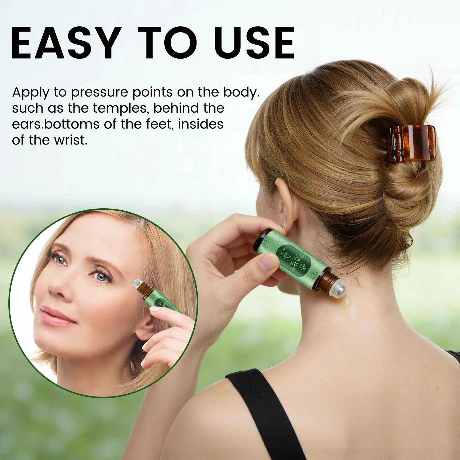 Tea tree oil is suitable for facial skin care, nail care, hair care, oil control, cleansing, and roll-on massage essential oil.