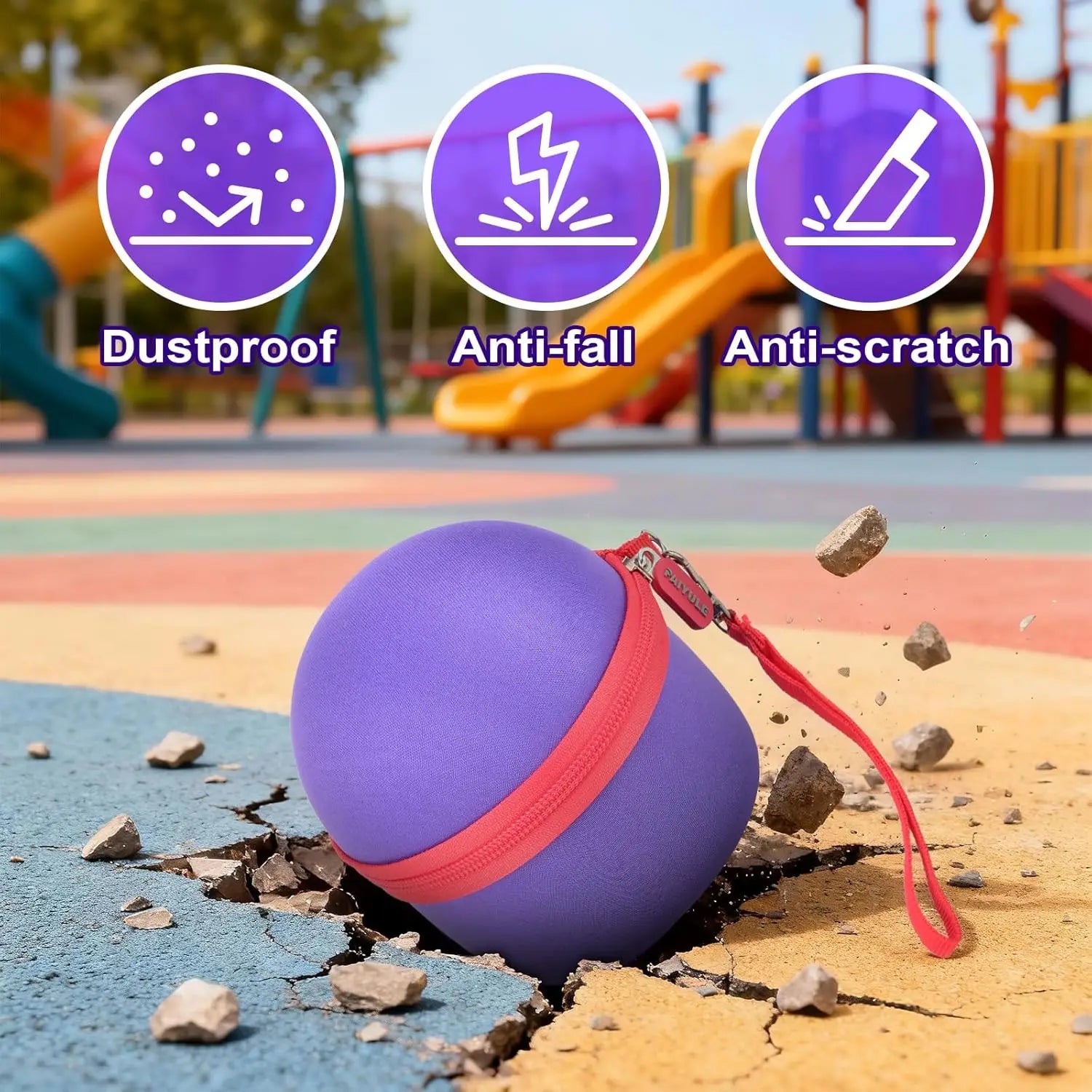 Case for Bitzee Interactive Hamster Ball Toys, Magicals Digital Pet Travel Bag, Carrying Box for Hamster Ball and Stand, Stockin