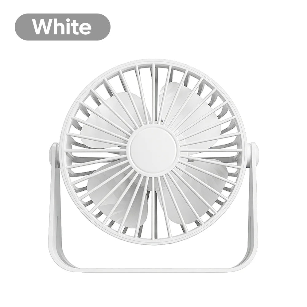 Desk Fan Portable Mini Usb Rechargeable Fan Ultra Quiet Suitable For Home Desk Office Student Dormitory Computer Summer New