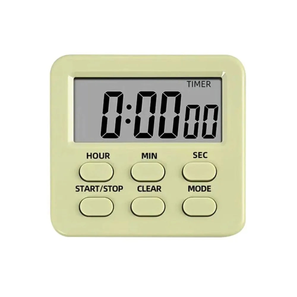 Digital Kitchen Timer Multifunctional LED Display Alarm Clock Home Cooking Timer for Baking Office Camping Kitchen Tools