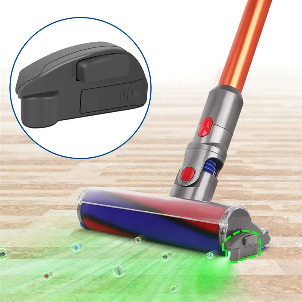 Vacuum Cleaner Dust Display LED Lamp Detect Microscopic Dust Invisible Pet Hair Vacuum Cleaner Accessories(No Battery)