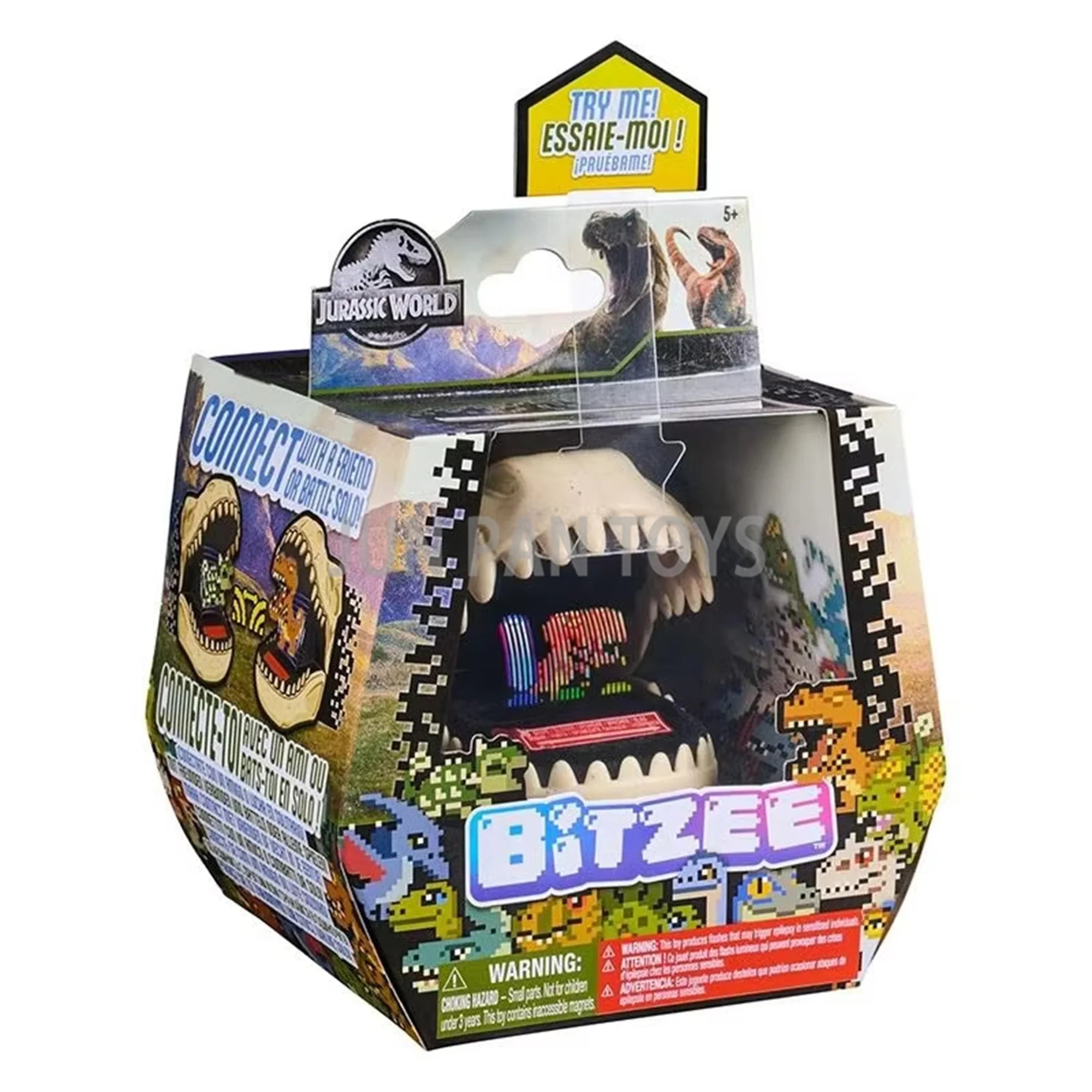 Bitzee Magic Academy and Jurassic World 3D Digital Character Interactive Capsule Game T-rex Model Children Boxed Gift Fun Toy