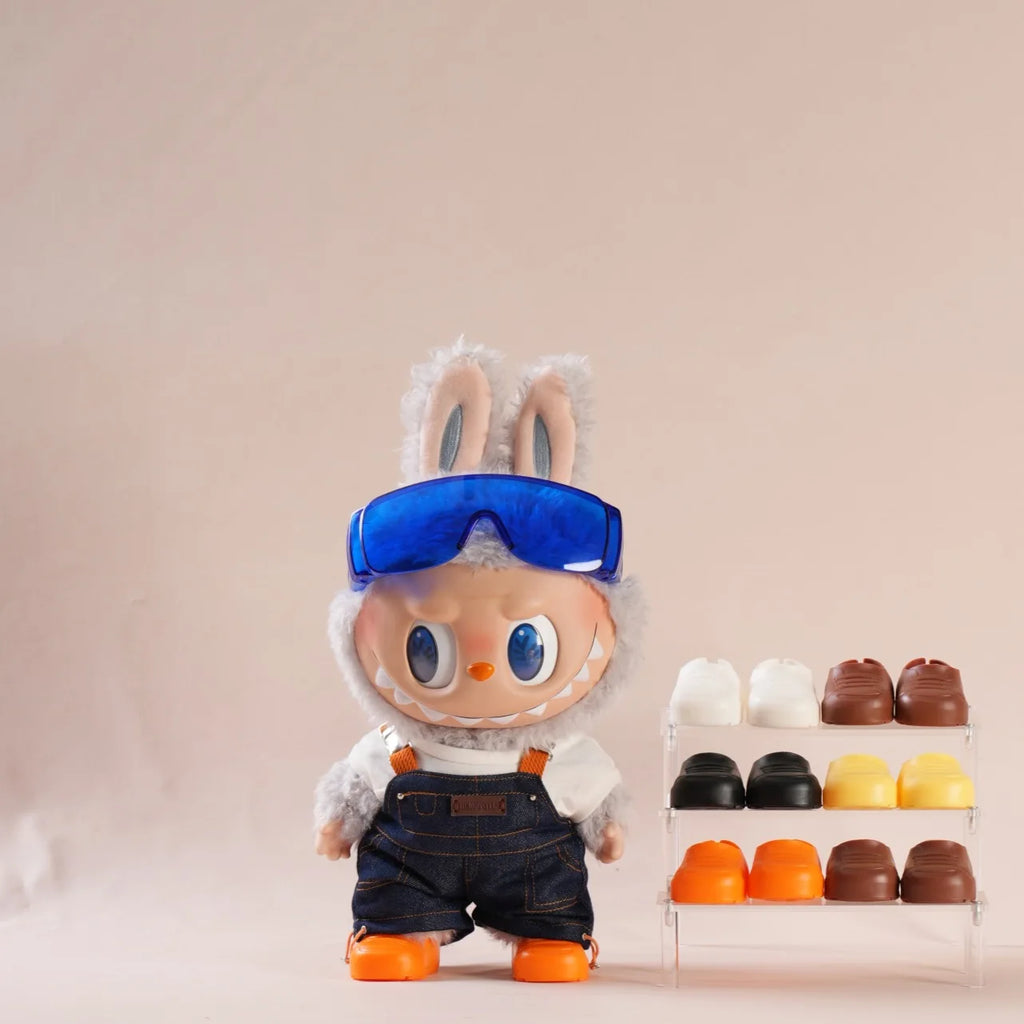 Labubu Accessories Colorful Shoes & glasses For 38cm Labubu Doll Clothes Outfit Accessories Ropa Labubu