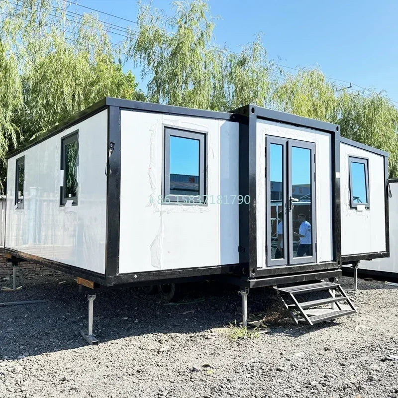 China Prefab Tiny Homes Luxury Mobile Folding House Container Prefabricated Tiny House 3 Bedrooms Expandable Container House