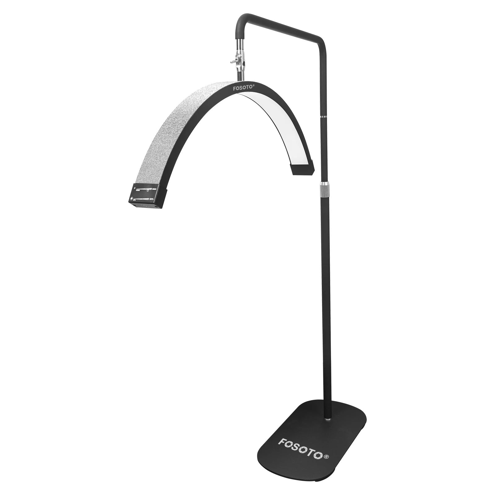 Oversea Warehouse Fast Delivery Floor LED Video Light Half-moon Shaped High Quality Fill Light For Beauty Salon Makeup