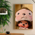 Cute M-monchhichis-s  Classic Wall Art, Canvas Print Poster, Suitable for Home, Living Room, Room Decoration Painting