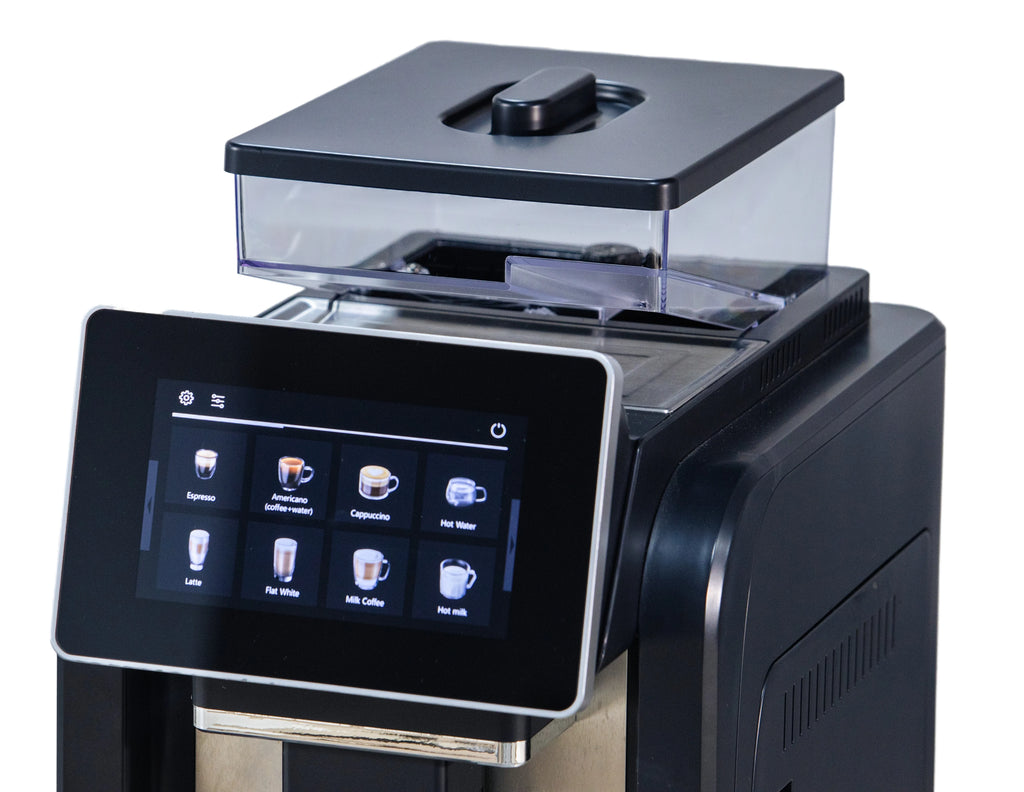 CE Electric Commercial Coffee Machine 19 Bar Espresso Machine Fully-Automatic Espresso Maker With Bean Grinder and Milk Frother