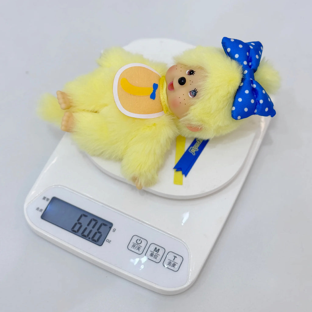 Monchhichi 15cm Banana Series Yellow Plush Doll Soft Stuffed Toy Couple Keychain Bag Pendant Decorative Gift Accessory replic