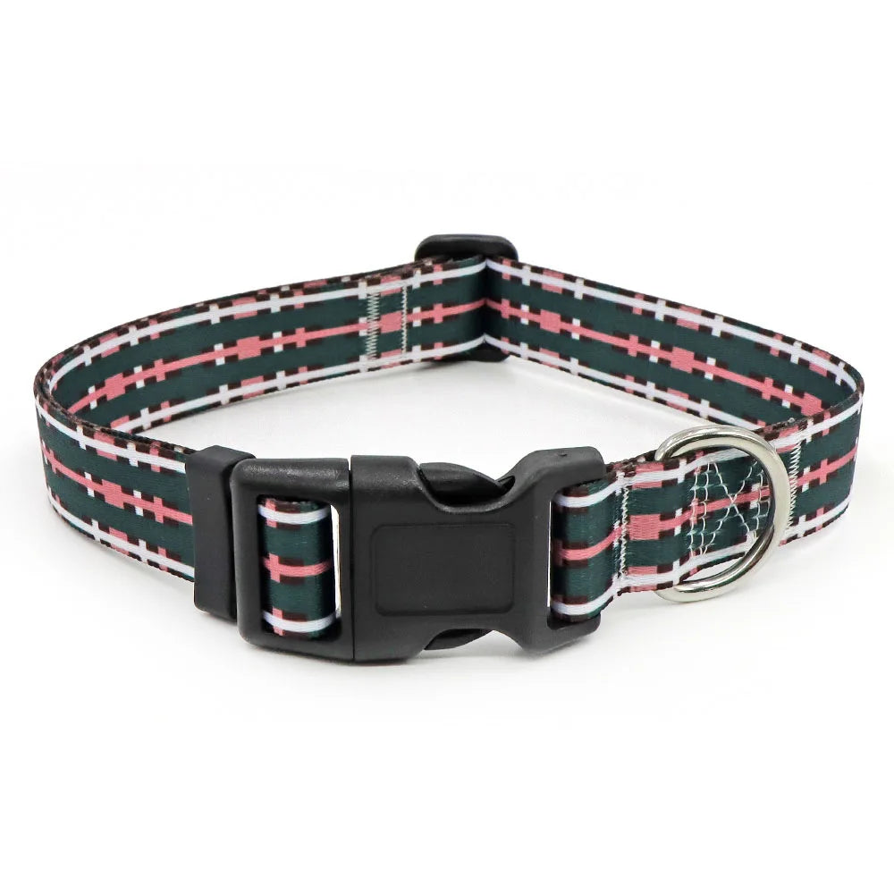 Adjustable Dog Collar Pet Collar for Small Medium Large Dog Walking Collars Flower Style Puppy Cat Collar Pet Supplies Pitbull