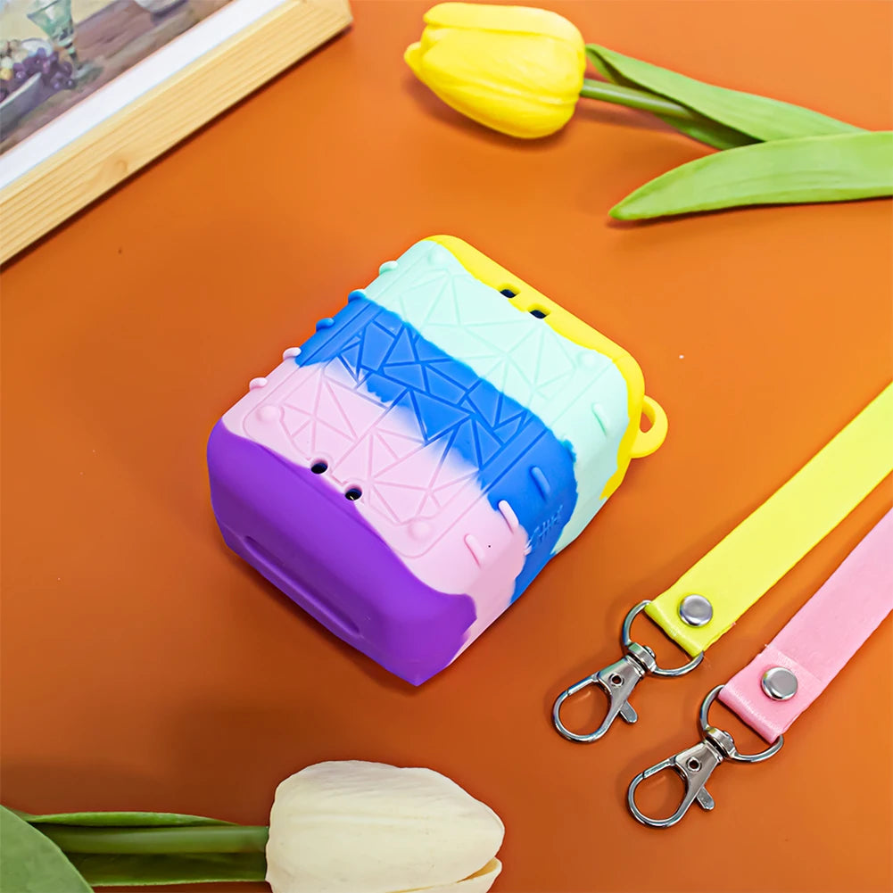 Silicone Case for Bitzee Magicals Interactive Toy Digital Pet Washable Protective Skin Sleeve with Lanyard Shockproof