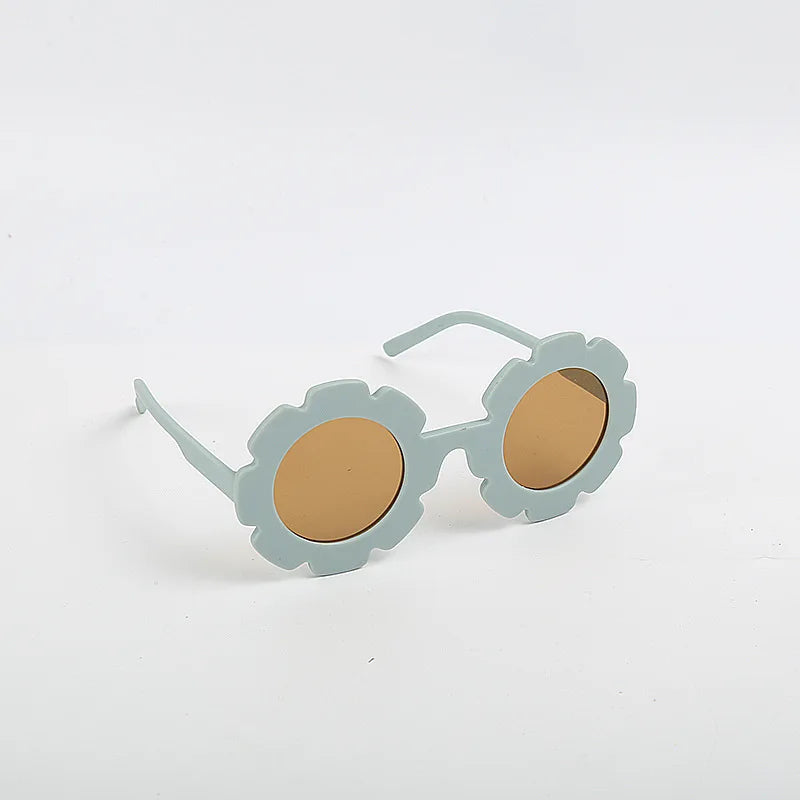 New Cute Multi Color Sunflower Sunglasses For Boys And Girls, UV Resistant Outdoor Style Sunglasses, Children's Glasses