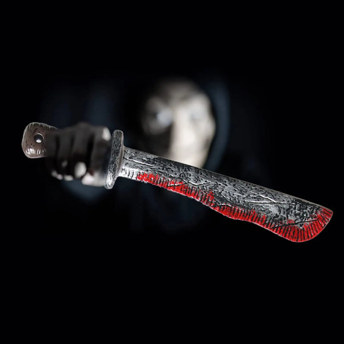 Halloween Party Simulation Plastic Fake Blood Knife Ghost Festival Decoration Toy with Blood Knife Axe Model Holiday Prop