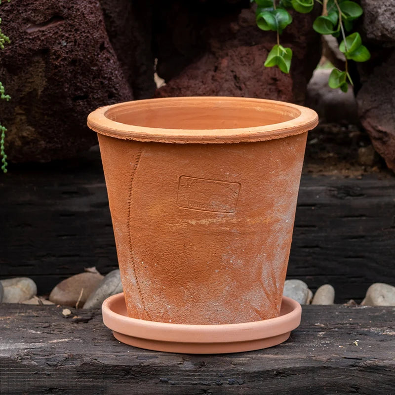 Red Clay Py Plant Pots Ancient Sle Garden Art Handmade Clay Pots Breathable Durable for Succulent Plants Home Decor