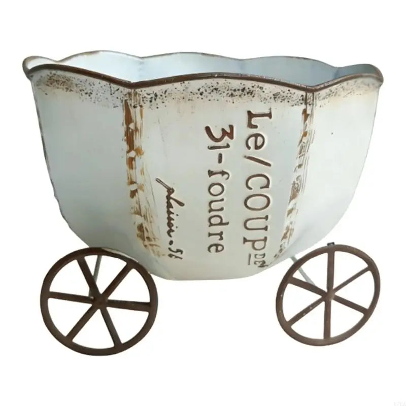 Classical Wrought Iron Creative Flower Pot Home Furnishing Outdoor Gardening Metal Flower Pot Courtyard Garden Decoration 87HA