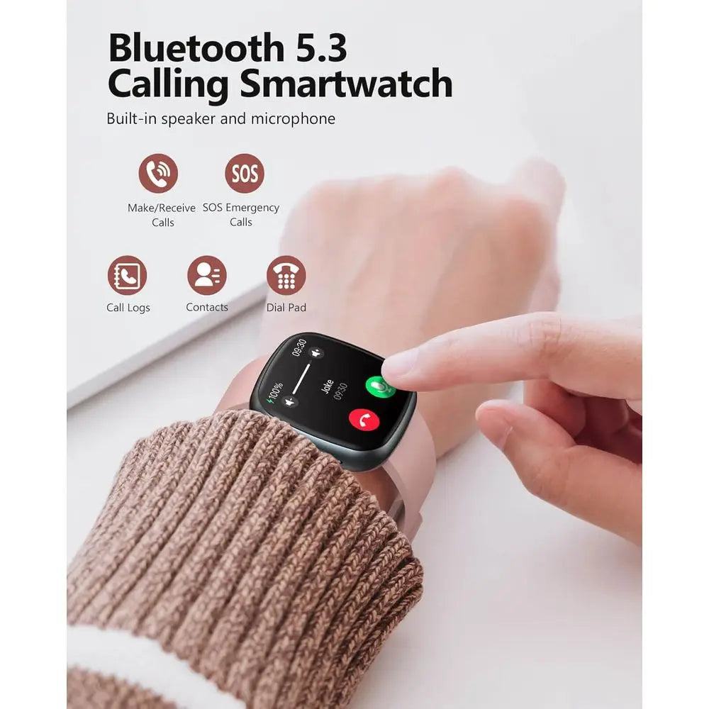 Smart Watch or Women, 1.72" Super Retina HD Display, 24/7 Heart Rate HRV SpO2 Monitor, Sleep/Str, 135 Sport es itnActivity , IP6