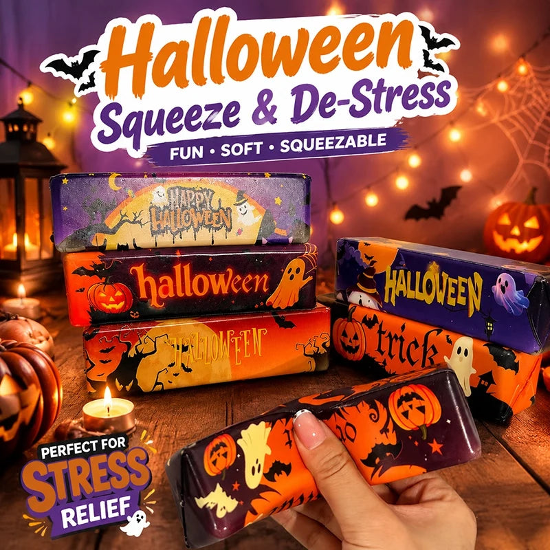Halloween Butter Squishy Cheese Anti Stress Squeeze Desk Accessories Stress Releasing Ornament Desk Accessories