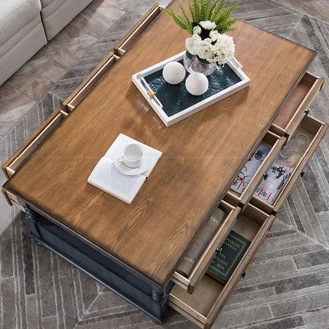 Vintage Home Furniture Coffee Table 2019 Wooden with Shelf for Living Room