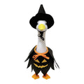 23 Inch Halloween Porch Goose Outfits Witch Hat Skirt Cute Porch Goose Costume for Cement Goose Fall Outdoor Garden Yard Patio