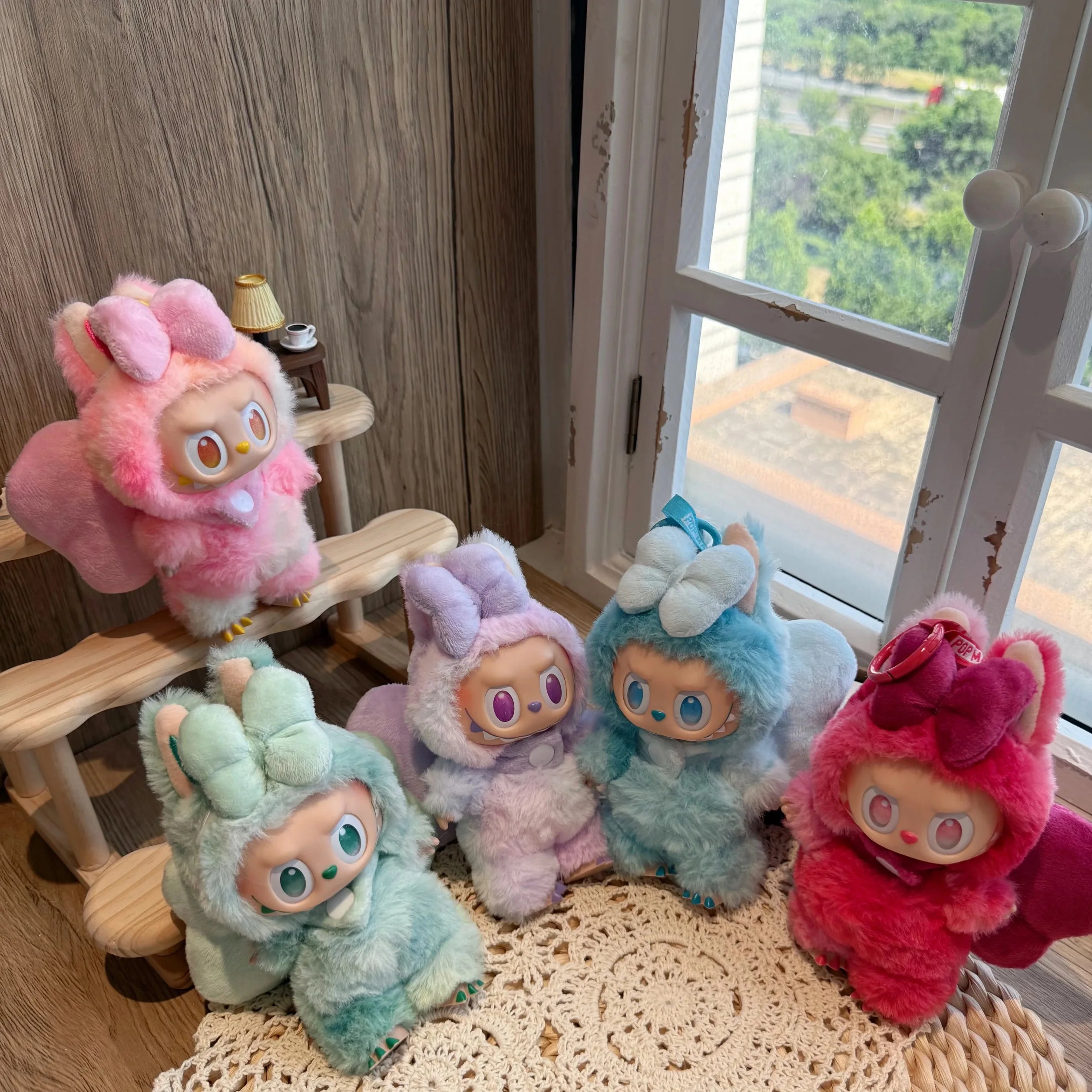 【no doll】For Labubu 3.0 Big into Engery Series Labubu large bow scarf style Labubu Trendy Accessories