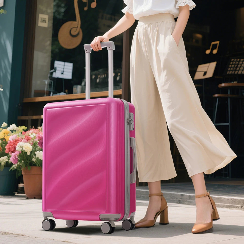 3 Piece Luggage Set , Lightweight Durable Suitcases with Spinner Wheels and TSA Lock, Carry-on & Checked Travel Luggage20/24/28