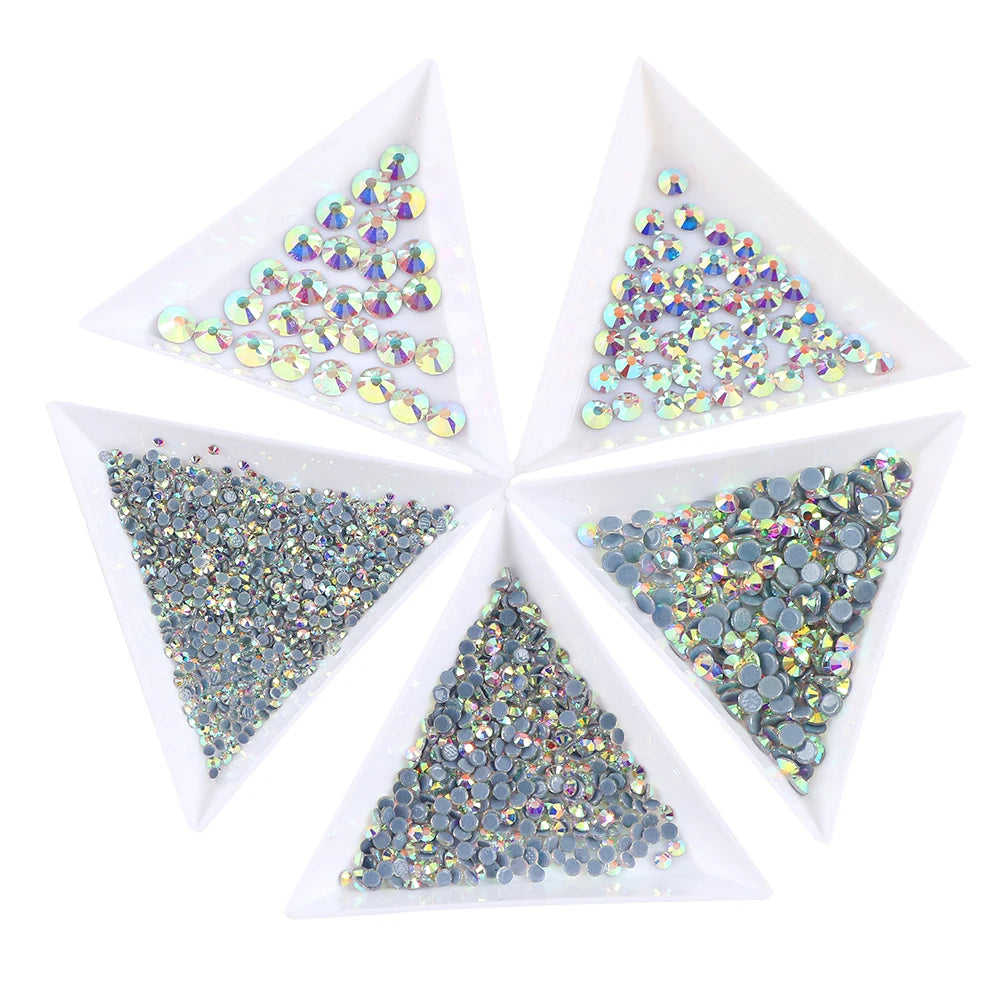 Top Quality Clear Crystal AB Hotfix Rhinestones Hot Fix Glass Strass Iron On Crystal Hotfix Rhinestone For Garment Dress Clothes