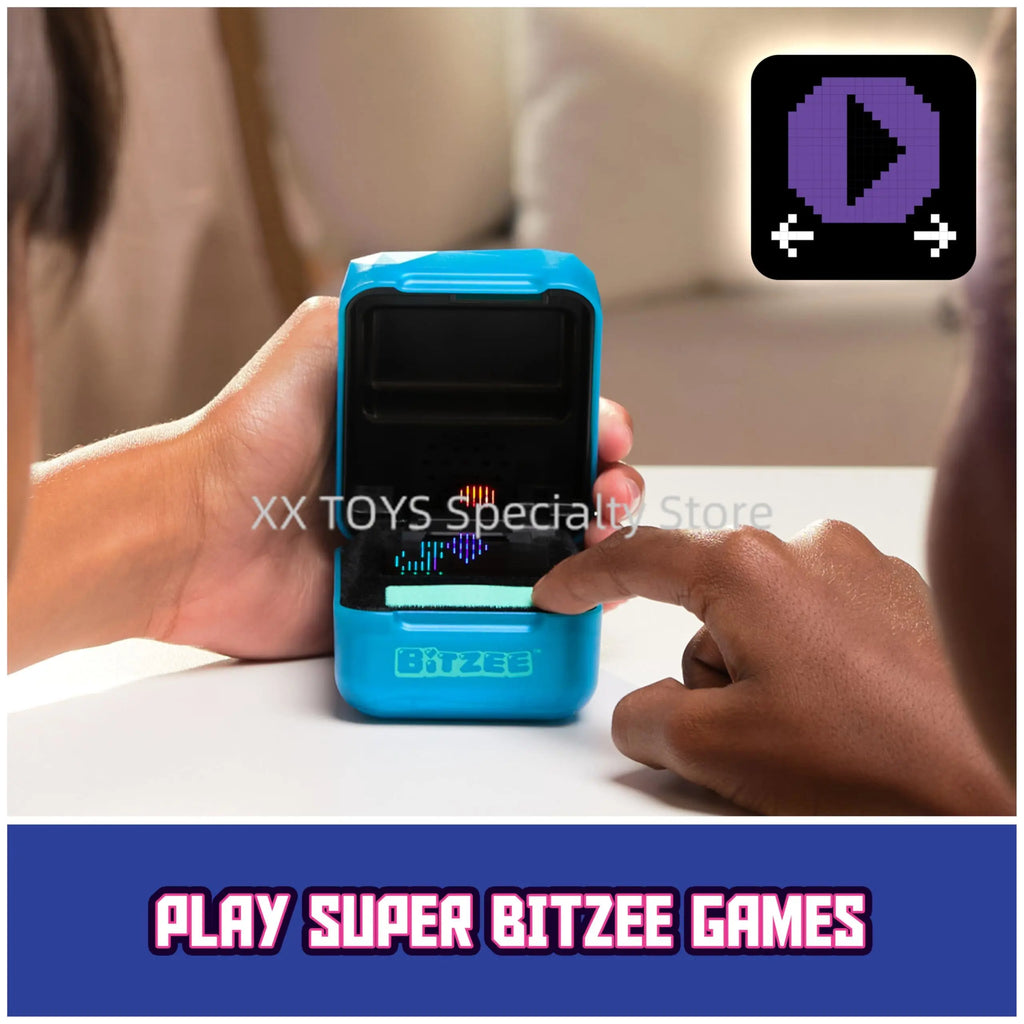 Original Bitzee Magicals Interactive Digital Elf Electronic Pet Game Machine Toys Peripheral Pet Feeding Kids Touch Smart Gifts