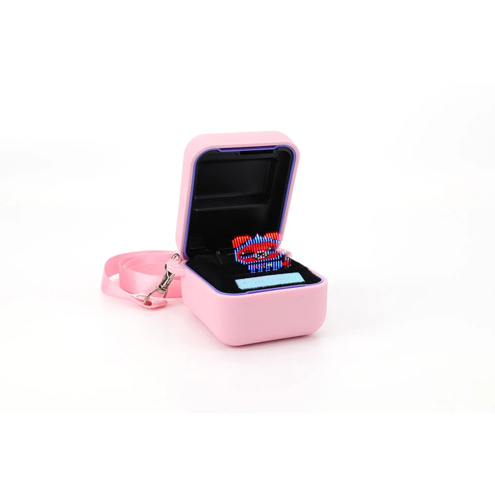NEW For Bitzee Digital Pet Protective Case With Long Lanyard,Silicone Protective Cover Dustproof Carrying Case Bag Accessories