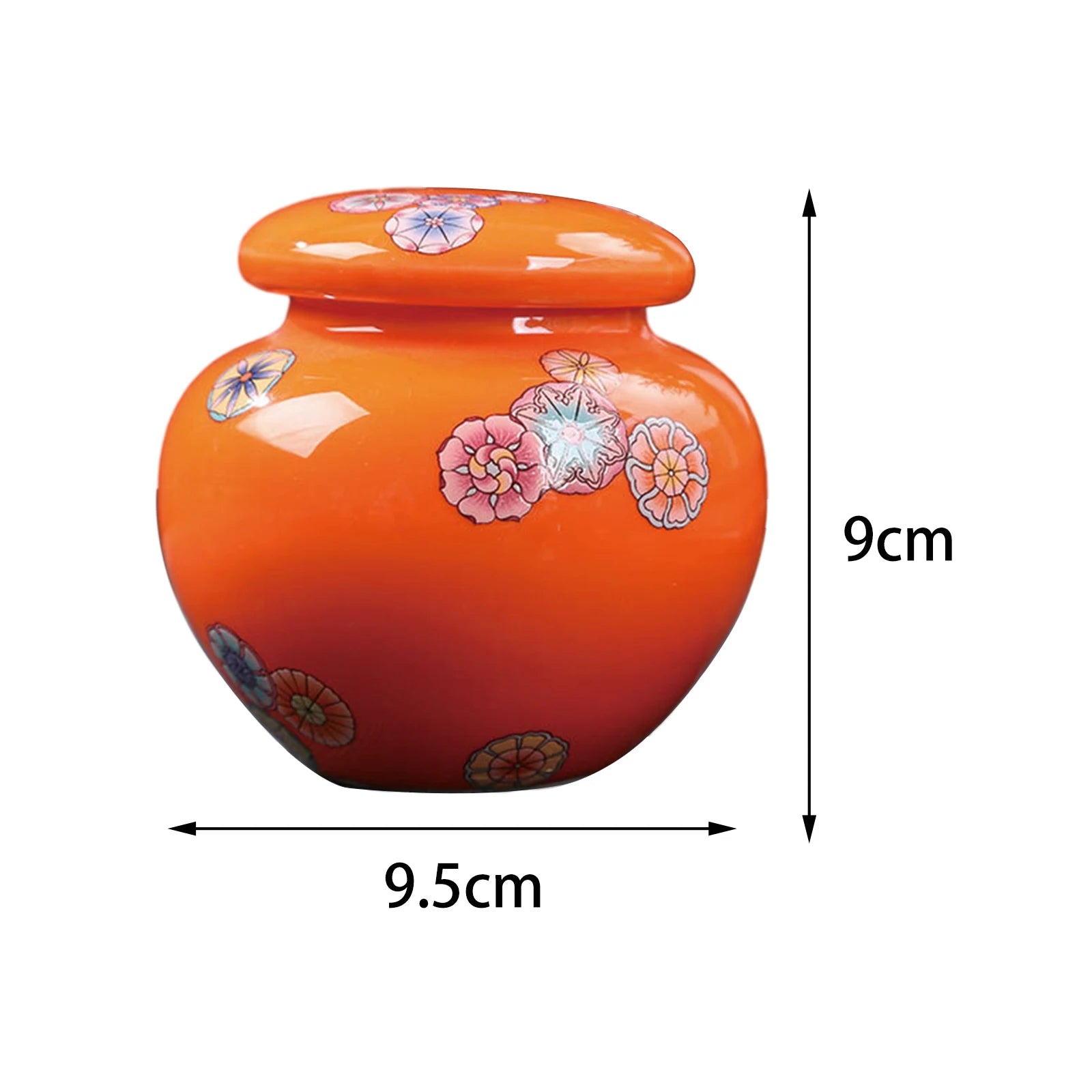 Vintage Bottle Vase Ceramic Ginger Jar with Lid Chinese Classical Decorative Jar Celadon Vase Storage Jars Candy Pots Home Decor