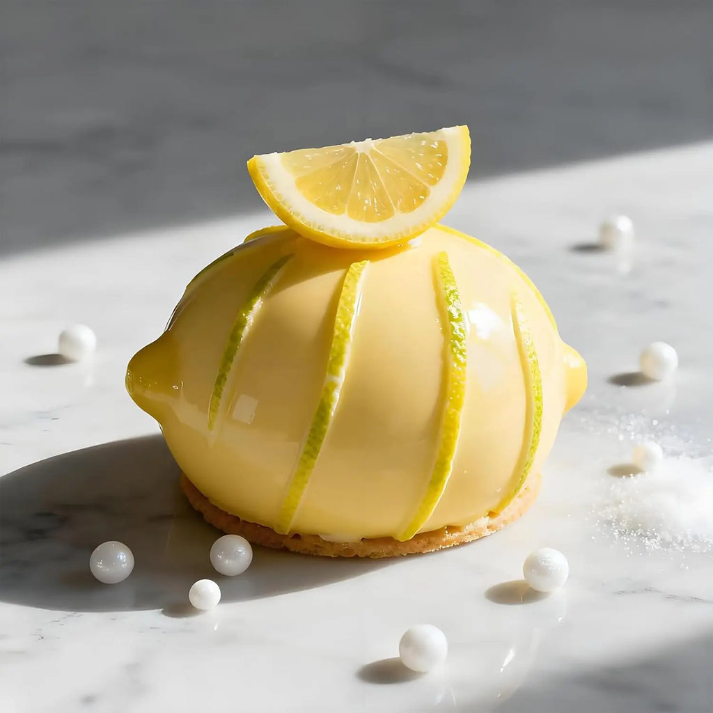 15-Cavity Silicone Lemon Mold Fruit Shape Baking Tray Tool for Desserts Mousse Cake Candy Chocolate Pastry Ice Cream Pudding