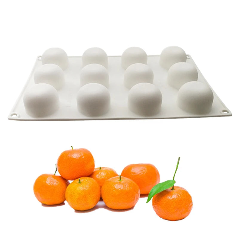 Food-Grade Silicone Fruit Series Cake Mold – Multi-Shape (Pineapple, Peach, Strawberry) for Baking&Mousse Desserts,Easy Release