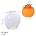 Fruit Series Candle Molds DIY Home Decor Aromatherapy Apple Pear Lemon Peach Gypsum Plaster Mould Craft Art Ornament Resin Mold