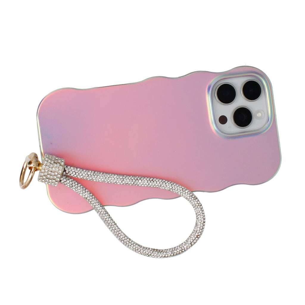 Phone Wrist Strap Rhinestone Clear Bling Stylish Accessory