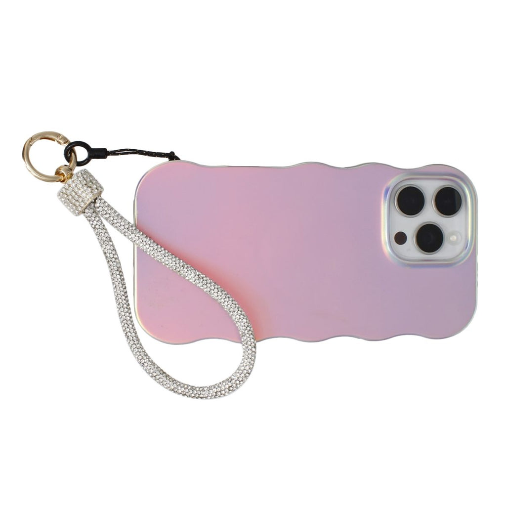 Phone Wrist Strap Rhinestone Clear Bling Stylish Accessory